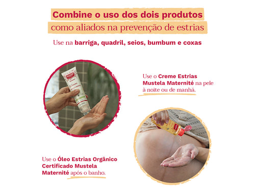 Creme Estrias e Óleo Estrias Maternité - Mustela Brasil - 3