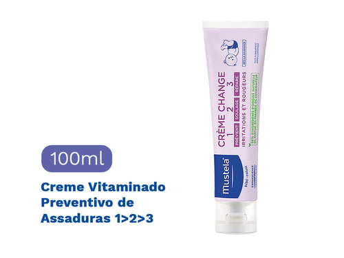 Kit Creme Vitaminado Preventivo de Assaduras 1> 2> 3 Leve 3 Pague 2 - Mustela Brasil - 3