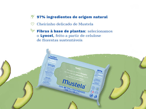 Toalhas Umedecidas à Base de Plantas - Mustela Brazil - 3