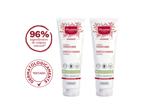 Kit Prevenção de Estrias – 2 Mustela Maternité Creme Estrias 250 ml com 70% na 2ª unidade - Mustela Brasil - 2