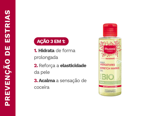 Óleo Estrias Maternité - Orgânico Certificado - Mustela Brasil - 3