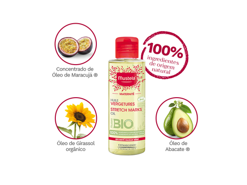 Óleo Estrias Maternité - Orgânico Certificado - Mustela Brasil - 4
