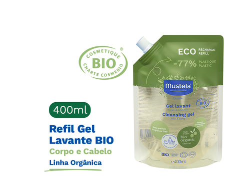 Refil Gel Lavante BIO Orgânico Certificado - Mustela Brazil - 2
