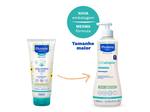 Stelatopia Gel Lavante - Mustela Brasil - 3