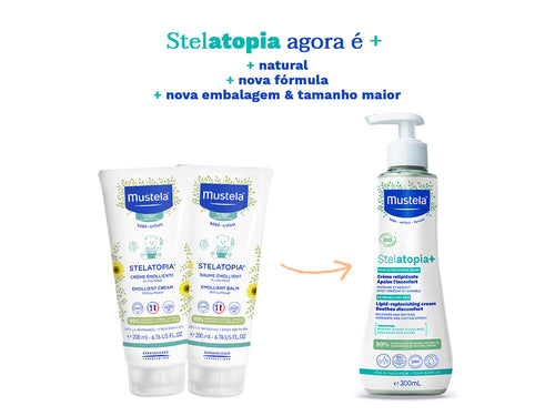 Stelatopia+ Hidratante Relipidante Antiprurido Orgânico Certificado - Mustela Brazil - 3