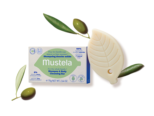 Shampoo Sólido para Corpo e Cabelo - Mustela Brasil - 1