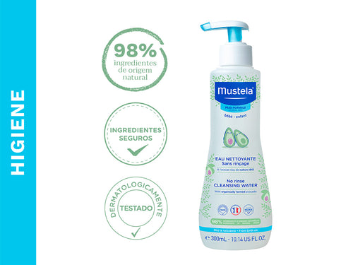Água de Limpeza Sem Enxágue com Abacate Orgânico - Mustela Brasil - 3