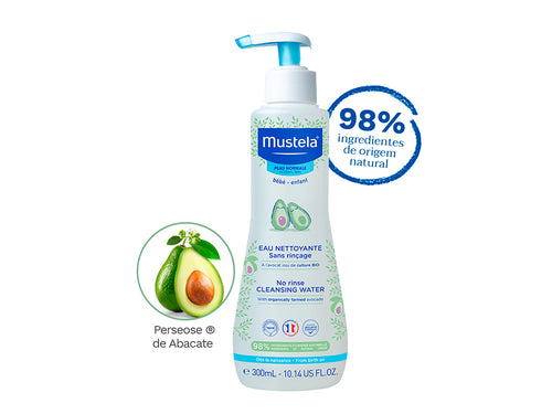 Água de Limpeza Sem Enxágue com Abacate Orgânico - Mustela Brasil - 4