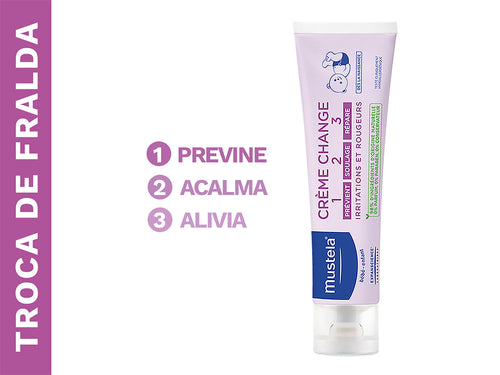 Creme Vitaminado Preventivo de Assaduras 1>2>3 - Mustela Brazil - 3