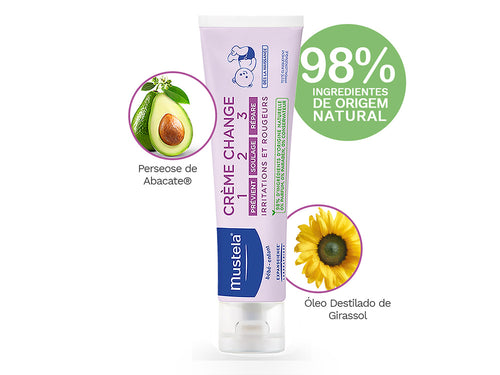 Creme Vitaminado Preventivo de Assaduras 1>2>3 - Mustela Brazil - 4