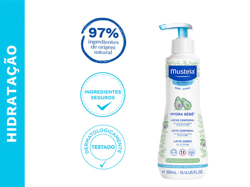 Hydra Bebê Hidratante Corporal com Abacate Orgânico - Mustela Brasil - 3