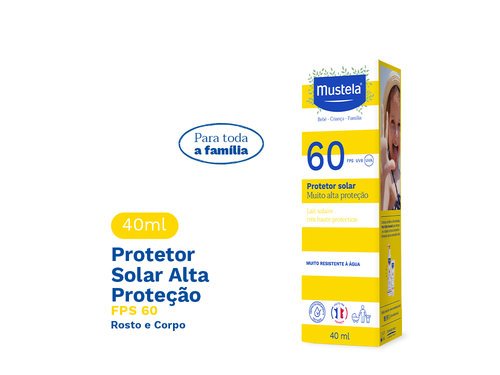 Protetor Solar Alta Proteção FPS 60 100 ml - Mustela Brasil - 2