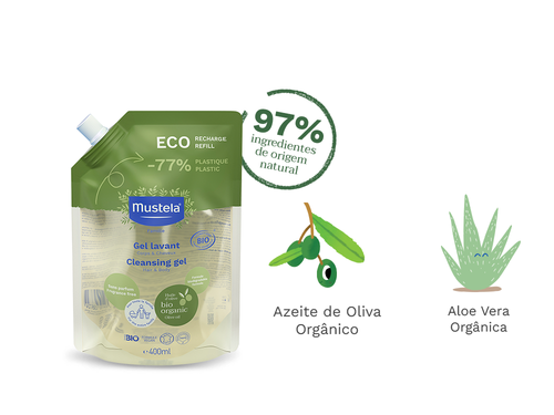 Refil Gel Lavante BIO Orgânico Certificado - Mustela Brazil - 5