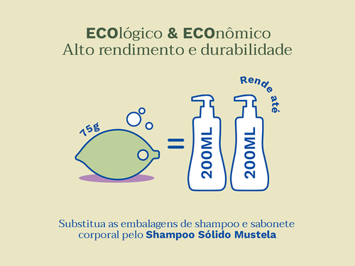 Shampoo Sólido para Corpo e Cabelo - Mustela Brasil - 4