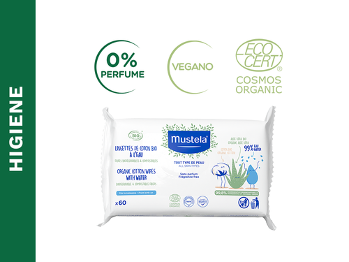 Toalhas de Algodão BIO à base de água - Mustela Brasil - 4