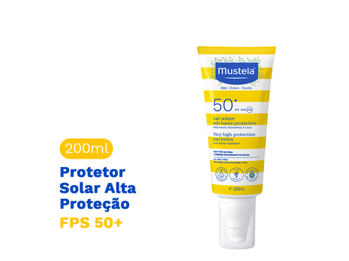 Protetor Solar Alta Proteção FPS 50+ 200 ml - Mustela Brasil - 3