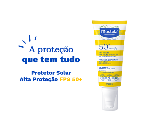 Protetor Solar Alta Proteção FPS 50+ 200 ml - Mustela Brasil - 4
