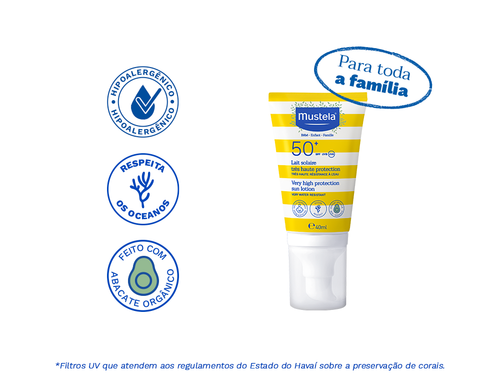 Protetor Solar Alta Proteção FPS 50+ 40 ml - Mustela Brasil - 5