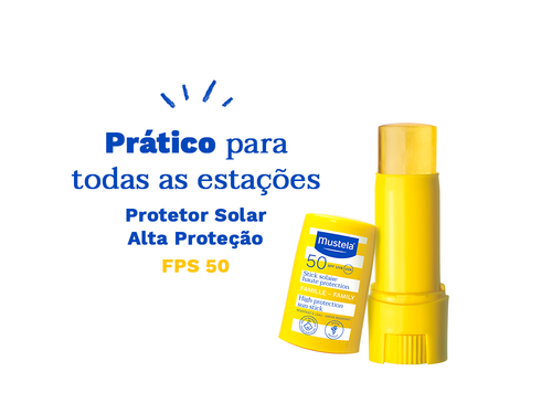 Stick Protetor Solar Alta Proteção FPS 50 - Mustela Brasil - 3