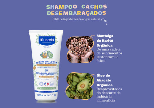 Shampoo Cachos Desembaraçados - Mustela Brasil - 4