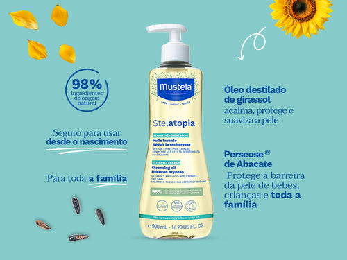 Óleo de Banho Stelatopia - Mustela Brasil - 4